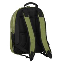 20-0950-C31 Crinkle Nylon Multi Section Backpack - Calla Green4